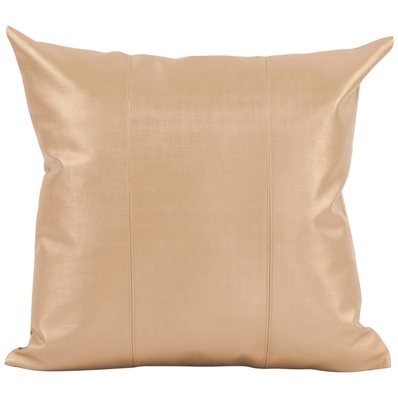Image 2 Howard Elliott Luxe Gold 20 inch Square Decorative Pillow