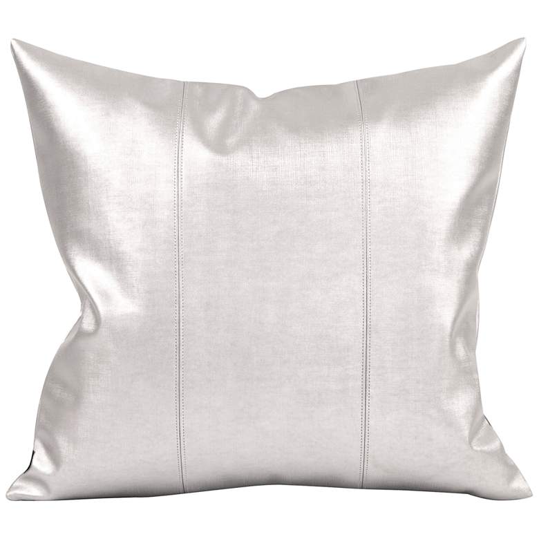 Image 2 Howard Elliott Luxe Mercury 20 inch Square Decorative Pillow