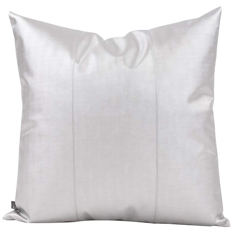 Image 1 Howard Elliott Luxe Mercury 24 inch Square Decorative Pillow