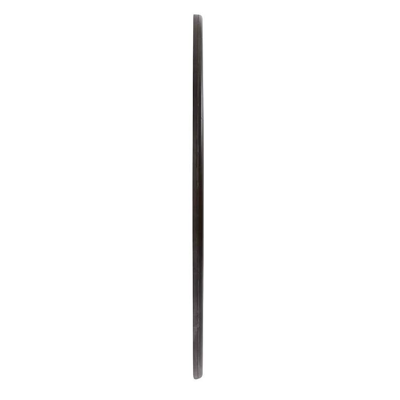 Image 5 Howard Elliott Matte Black Round 47" Pure Black Wall Mirror more views