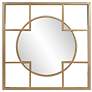 Howard Elliott Metal Framed Circular & Square 20"x20" Gold Si