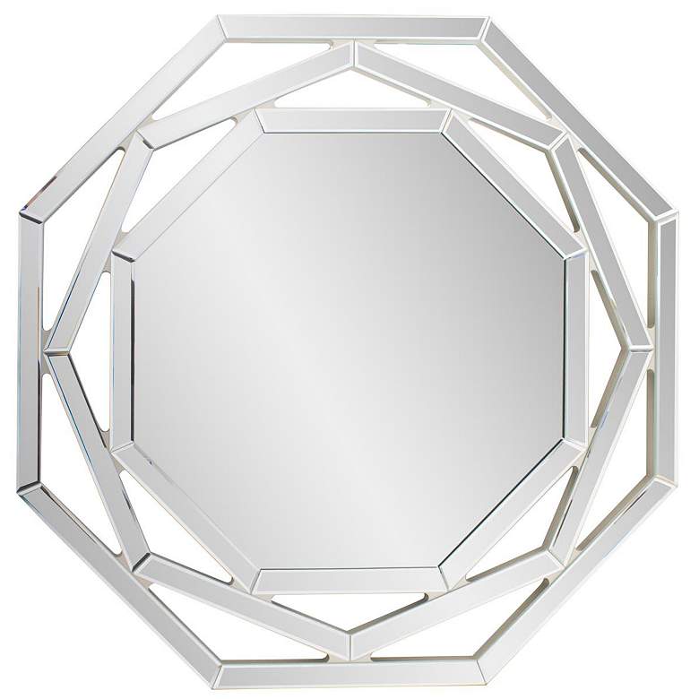 Image 1 Howard Elliott Mirror-On-Mirror Beveled Octogonal 34"x34" Frankli