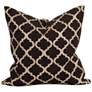 Howard Elliott Moroccan Onyx 20" Square Decorative Pillow