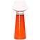 Howard Elliott Mushroom Small Orange Glass Vase