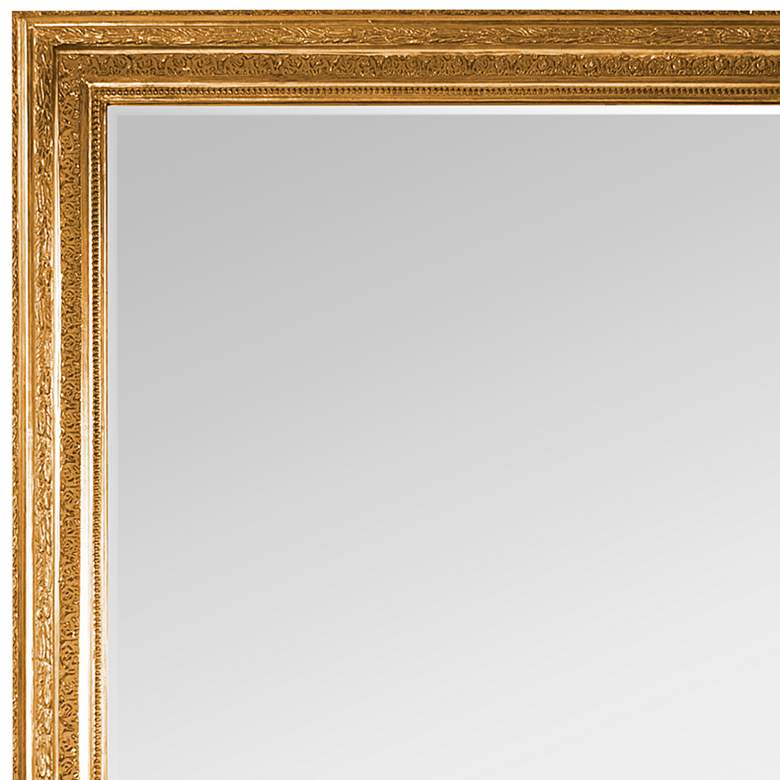 Image 3 Howard Elliott Nancy Gold 40" x 78" Oversized Floor Mirror more views
