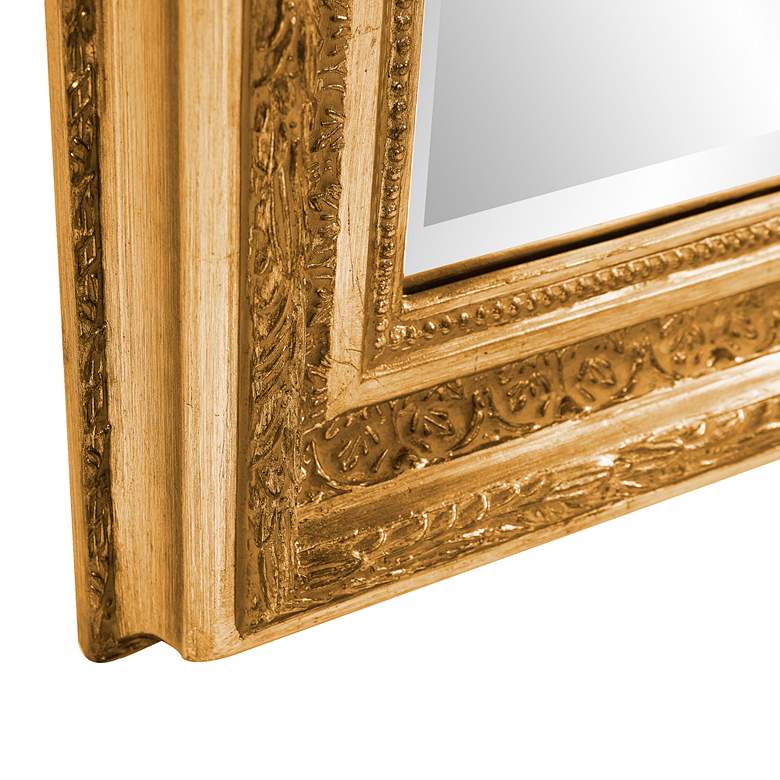 Image 4 Howard Elliott Nancy Gold 40" x 78" Oversized Floor Mirror more views