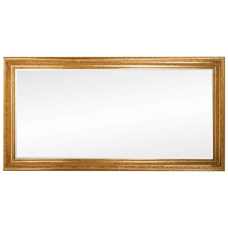 Image 6 Howard Elliott Nancy Gold 40" x 78" Oversized Floor Mirror more views