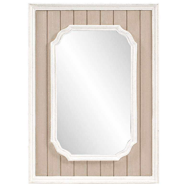 Image 1 Howard Elliott Nanette Antique Taupe 31 inch x 43 inch Wall Mirror