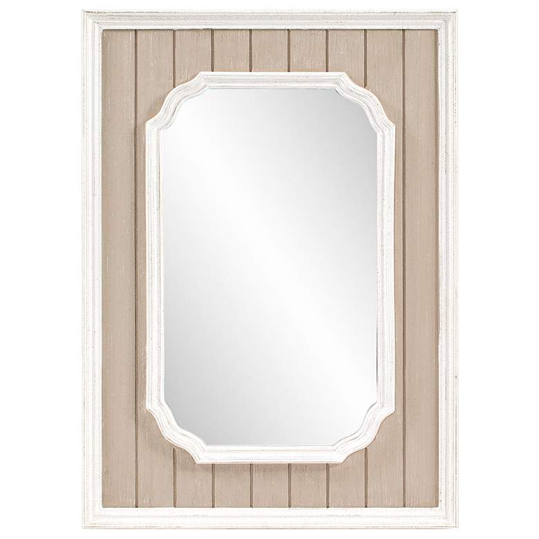 Image 1 Howard Elliott Nanette Antique Taupe 31" x 43" Wall Mirror