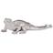 Howard Elliott Nickel Lizard 7" Wide Figurine