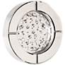 1_Howard Elliott Nina 10" Wide Crystal Accent Round Wall Mirror