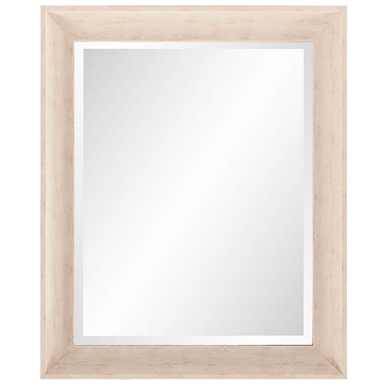 Image 1 Howard Elliott Parker Creamy White 28 inch x 34 inch Wall Mirror