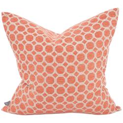 Howard Elliott Pyth Coral 20&quot; Square Decorative Pillow