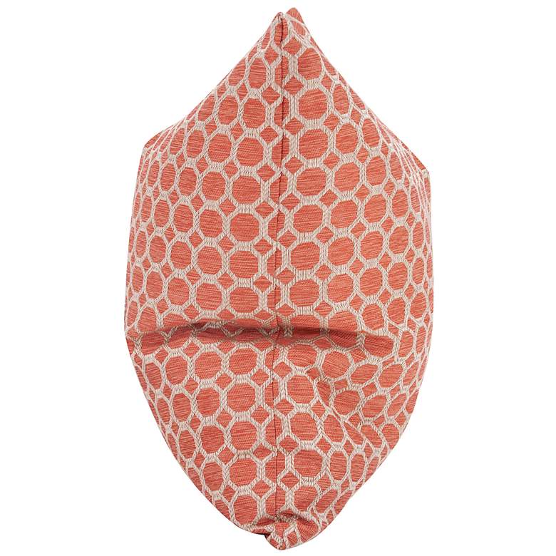 Image 3 Howard Elliott Pyth Coral 24" Square Decorative Pillow more views