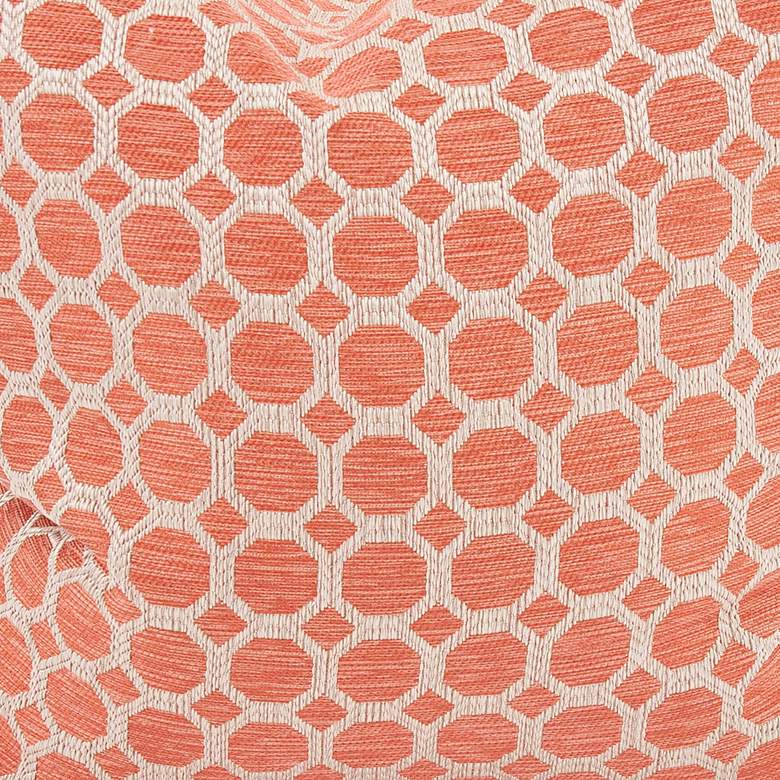 Image 6 Howard Elliott Pyth Coral 24 inch Square Decorative Pillow more views