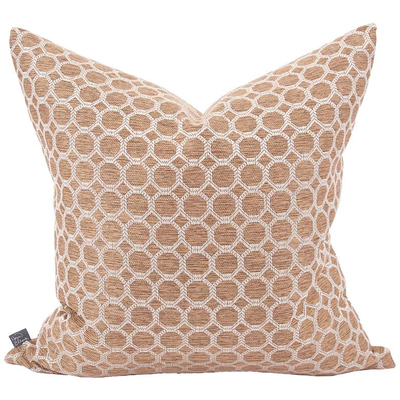Image 1 Howard Elliott Pyth Gold 24" Square Decorative Pillow