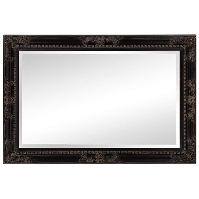 Image 3 Howard Elliott Queen Ann Antique Black 24" x 36" Wall Mirror more views