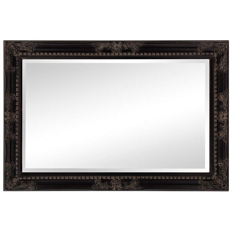 Image 3 Howard Elliott Queen Ann Antique Black 24 inch x 36 inch Wall Mirror more views