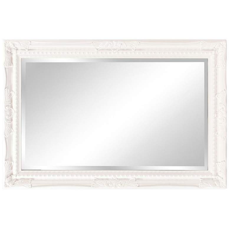 Image 3 Howard Elliott Queen Ann Glossy White 24" x 36" Wall Mirror more views