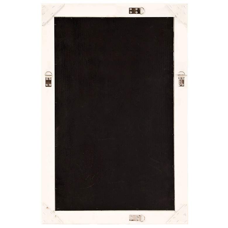 Image 4 Howard Elliott Queen Ann Glossy White 24" x 36" Wall Mirror more views
