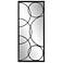 Howard Elliott Rectangular 21"x47" Oberon Mirror with Circular Ov