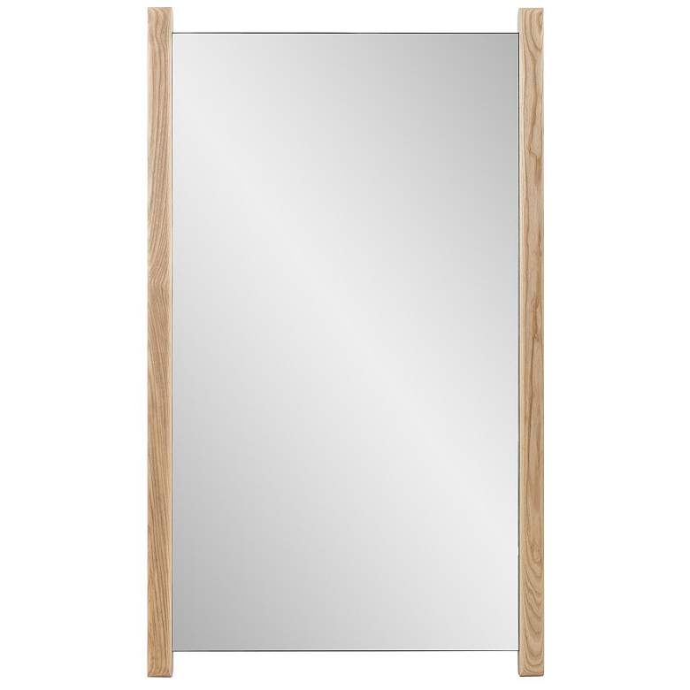 Image 1 Howard Elliott Rectangular Bleached Oak 24"x40" Side Framed Emil