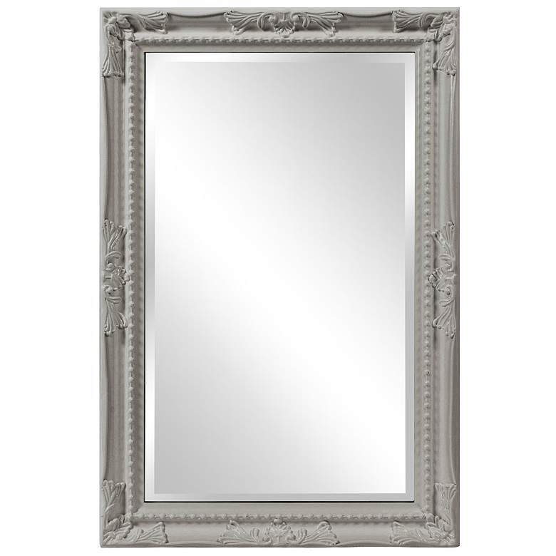 Image 1 Howard Elliott Rectangular Glossy Black 24"x36" Beveled Queen Ann