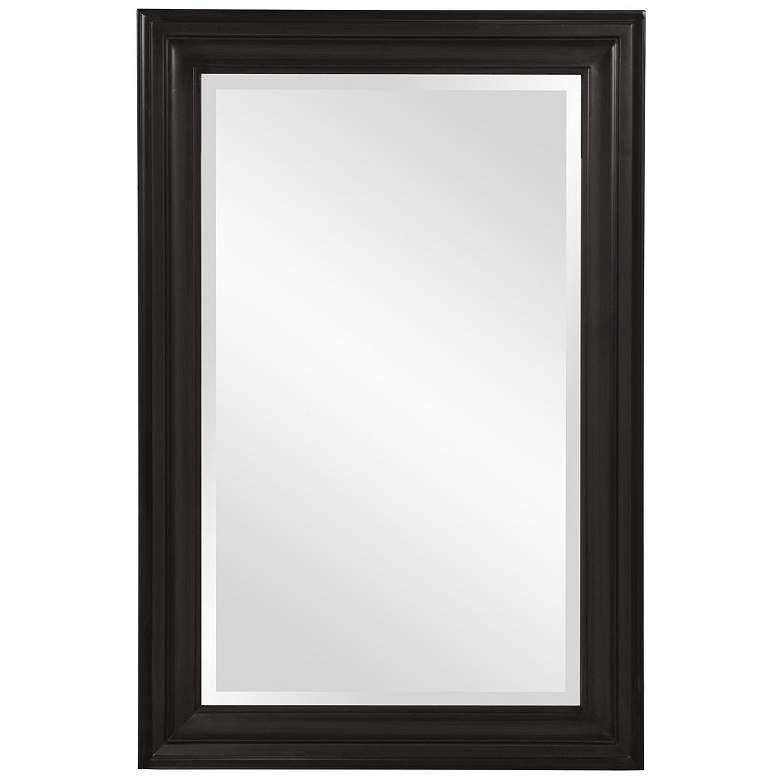 Image 1 Howard Elliott Rectangular Glossy Black 24"x36" Wood Framed Georg