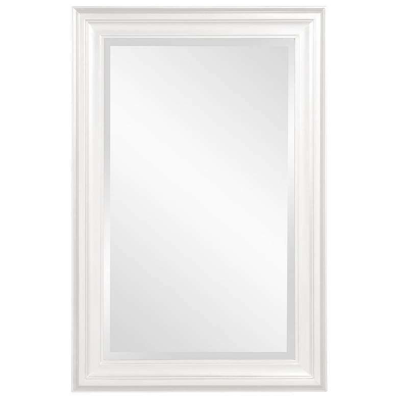 Image 1 Howard Elliott Rectangular Glossy White 24"x36" Wood Framed Georg