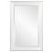 Howard Elliott Rectangular Glossy White 24"x36" Wood Framed Georg