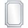 Howard Elliott Rectangular Gray Mirror Bordered 36"x48" Ralton M