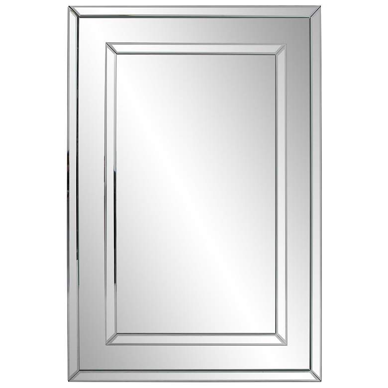 Image 1 Howard Elliott Rectangular Mirror on Mirror 28"x40" Del Noble Wal
