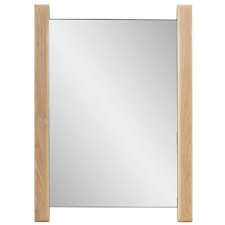 Image 1 Howard Elliott Rectangular Natural Wood 16"x22" Side Framed Emil