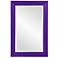 Howard Elliott Rectangular Royal Purple 24"x36" Wood Framed Georg