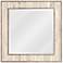 Howard Elliott Sawyer Wood Plank 31 1/2" Square Wall Mirror