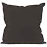Howard Elliott Seascape Charcoal 20" Indoor-Outdoor Pillow