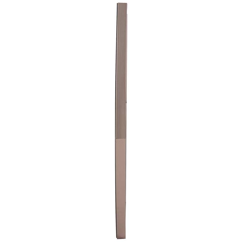 Image 3 Howard Elliott Sheldrake 30" Modern Graphite Hexagonal Wall Mirror more views