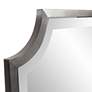 2_Howard Elliott Shield 36" x 24" Titanium Silver Wall Mirror more views