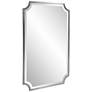 3_Howard Elliott Shield 36" x 24" Titanium Silver Wall Mirror more views