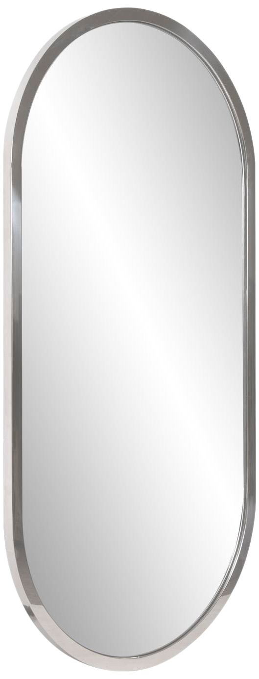 Image 3 Howard Elliott Silver Capsule 20"x40" Metal Framed Simone Mirror more views
