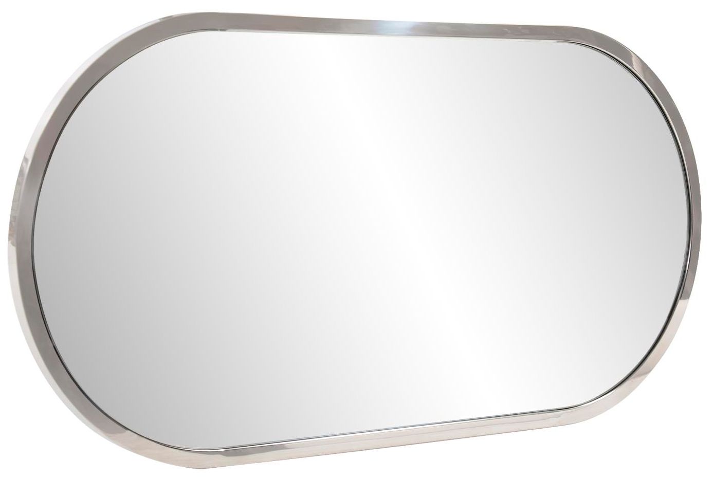 Image 6 Howard Elliott Silver Capsule 20"x40" Metal Framed Simone Mirror more views