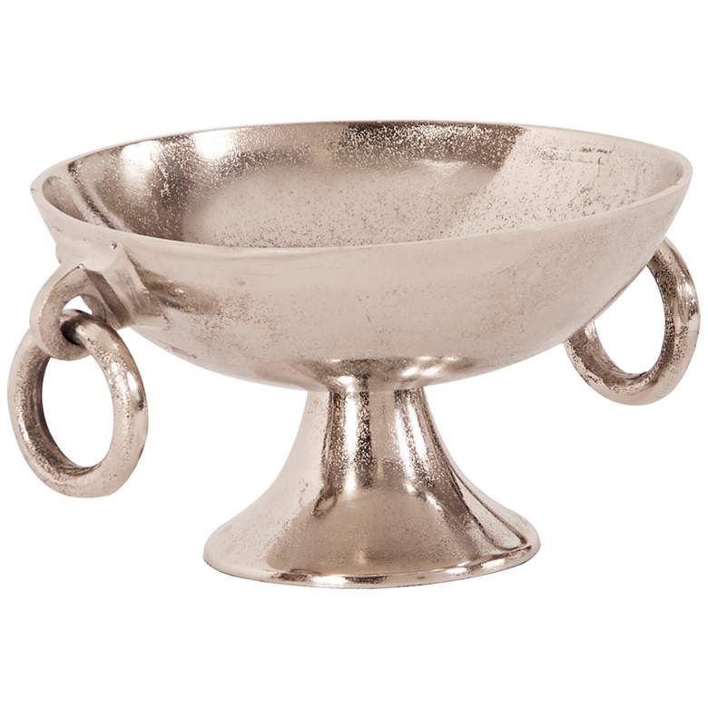 Image 1 Howard Elliott Small Silver Footed Bowl with Ring Handles