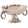 Howard Elliott Small Silver Footed Bowl with Ring Handles