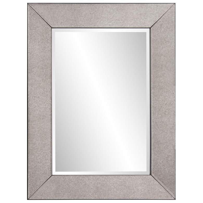 Image 1 Howard Elliott Smokey Gray Rectangular 18"24" Antoni Vanity Mirro