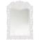 Howard Elliott St. Agustine 20" x 29" White Wall Mirror