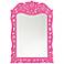 Howard Elliott St. Agustine Hot Pink 20" x 29" Mirror