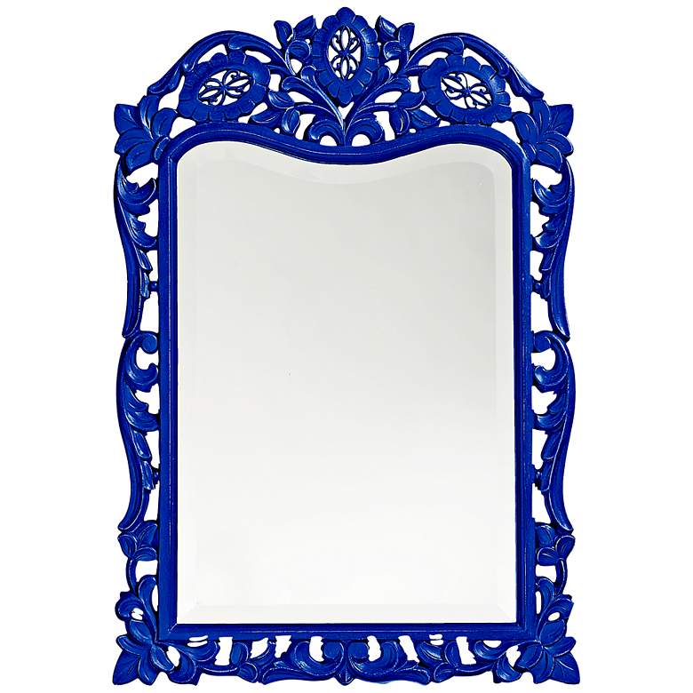 Image 1 Howard Elliott St. Agustine Royal Blue 20 inch x 29 inch Mirror
