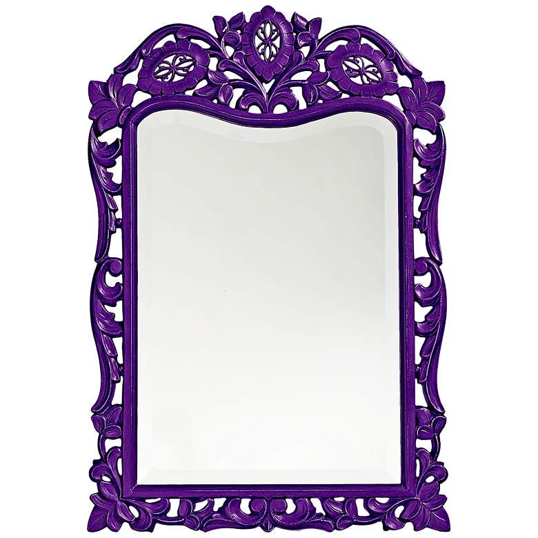Image 1 Howard Elliott St. Agustine Royal Purple 20 inchx29 inch Mirror