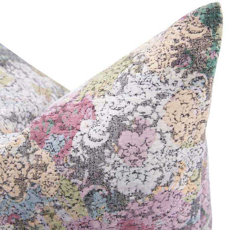 Image 4 Howard Elliott Stanton Blush 20" Square Decorative Pillow more views