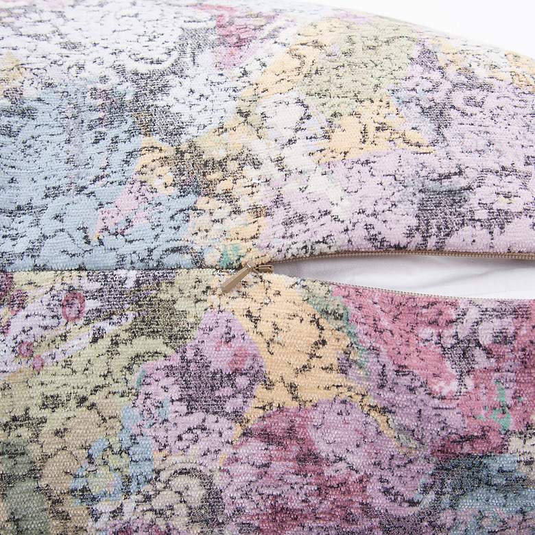 Image 5 Howard Elliott Stanton Blush 20" Square Decorative Pillow more views